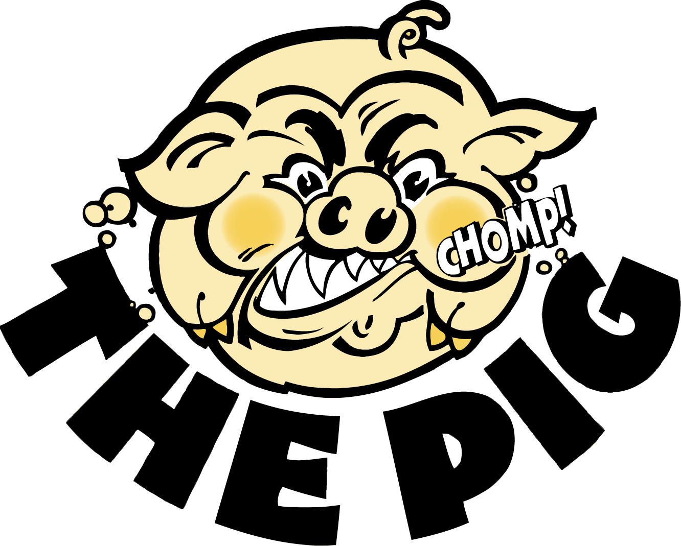 Наклейка The Pig  (10,5x12cm)